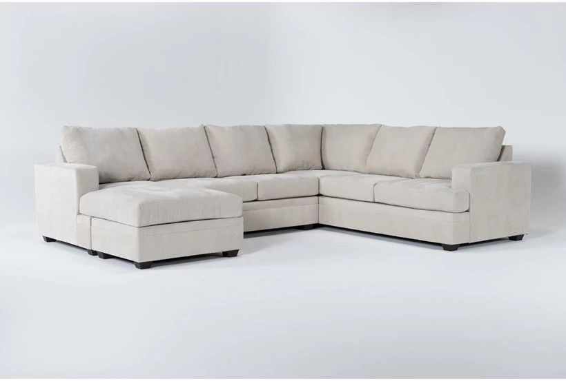 Bonaterra Sand 127" 2 Piece Sectional With Left Arm Facing Sofa Chaise