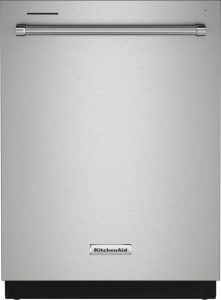 KitchenAid - 24" Top Control Built-In Dishwasher with Stainless Steel Tub